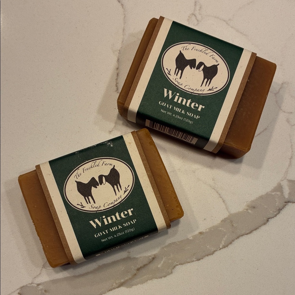 Winter Goat Milk Soap - Green Label